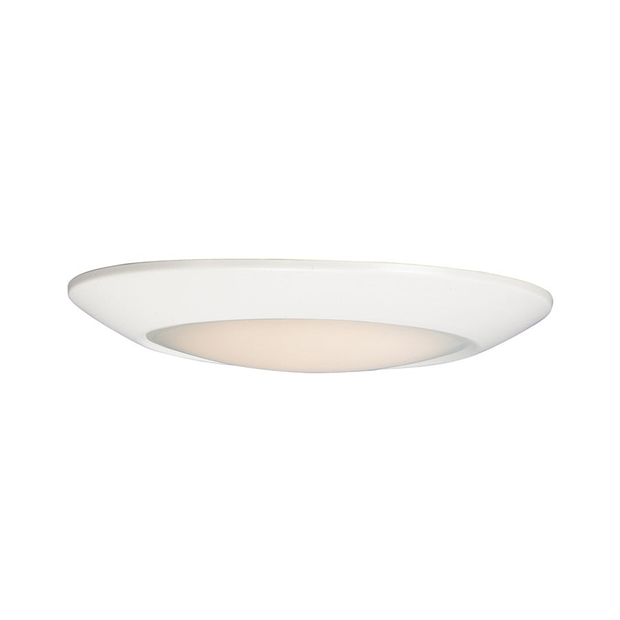 Maxim Lighting Diverse Direct LED 1-Light 9" Flush Mount 4000K in White - 57853WTWT