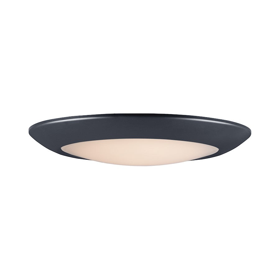 Maxim Lighting Diverse 13" LED Flush, 3000K, Non-T24, Black/White - 57860WTBK