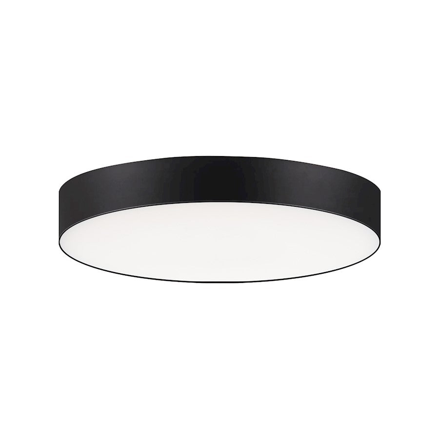 Maxim Lighting Trim 1 Light 9" RD LED Surface, 3000K, Black/White - 57884WTBK