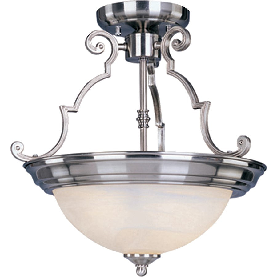 Maxim Lighting 3-Light Semi-Flush Mount, 17"