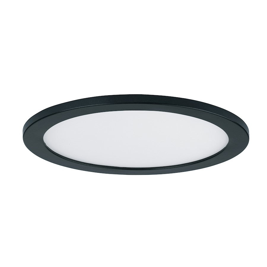 Maxim Lighting Wafer 15" RD LED Surface Mount 3000K, Black/White - 58736WTBK