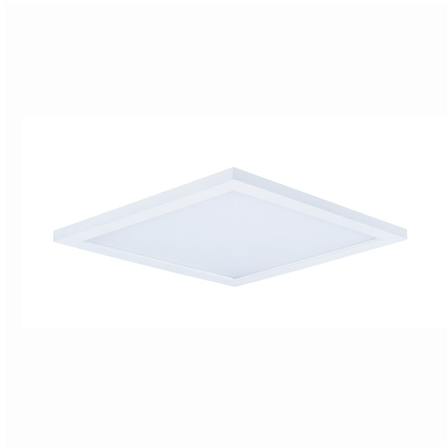 Maxim Lighting Wafer 15" SQ LED Surface Mount 4000K, White/White - 58739WTWT