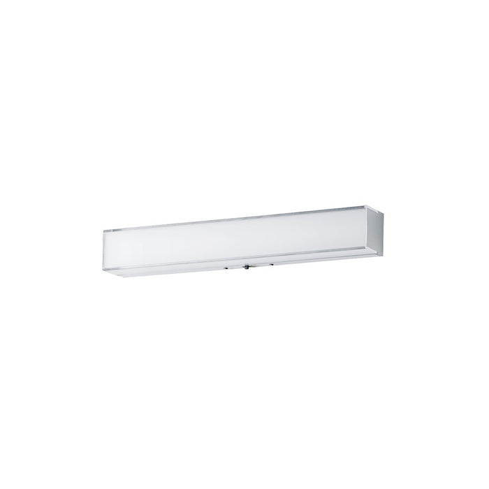Maxim Lighting Edge 1Lt 18" LED Wall Sconce, Chrome/Clear/Frosted - 59000CLFTPC