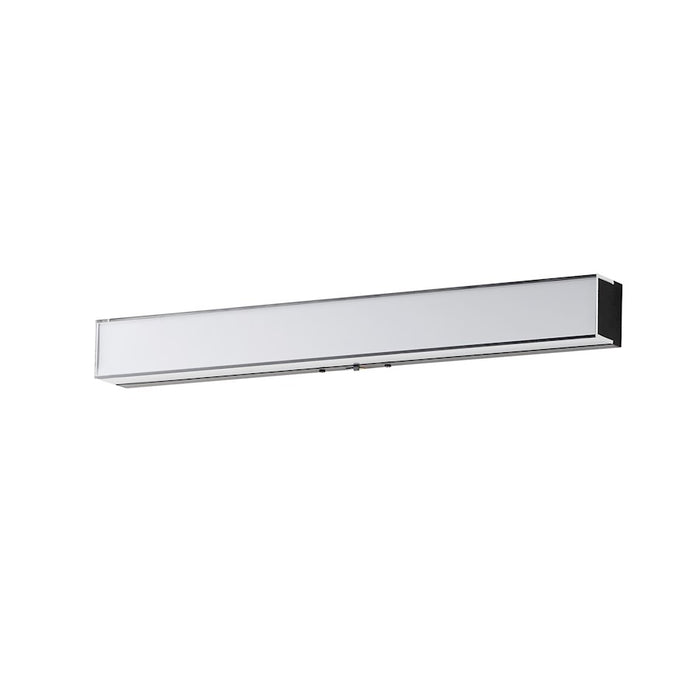 Maxim Lighting Edge 1Lt 24" LED Wall Sconce, Black/Clear/Frosted - 59002CLFTBK