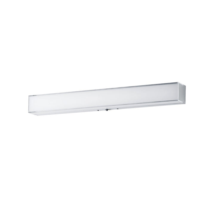 Maxim Lighting Edge 1Lt 24" LED Wall Sconce, Chrome/Clear/Frosted - 59002CLFTPC