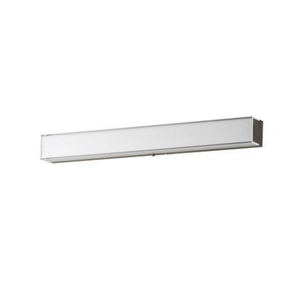 Maxim Lighting Edge 1Lt 24" LED Wall Sconce, Nickel/Clear/Frosted - 59002CLFTSN