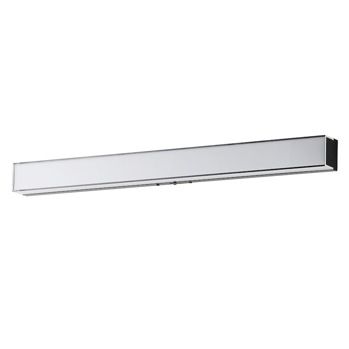 Maxim Lighting Edge 1Lt 30" LED Wall Sconce, Black/Clear/Frosted - 59004CLFTBK