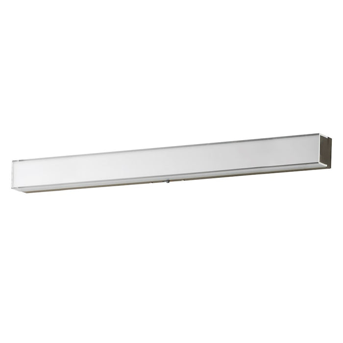 Maxim Lighting Edge 1Lt 30" LED Wall Sconce, Nickel/Clear/Frosted - 59004CLFTSN