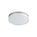 Maxim Lighting Edge 1Lt 7" LED Flush Mount, Nickel/Clear/Frosted - 59762CLFTSN