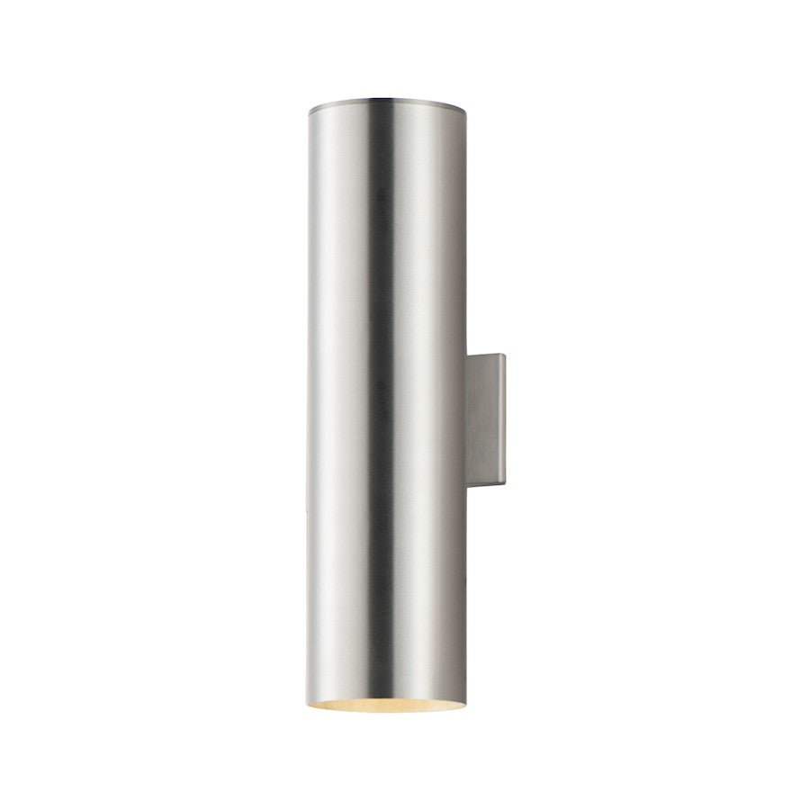 Maxim Lighting Outpost 10W 2-Light 22" Outdoor Sconce, Aluminum - 86405AL