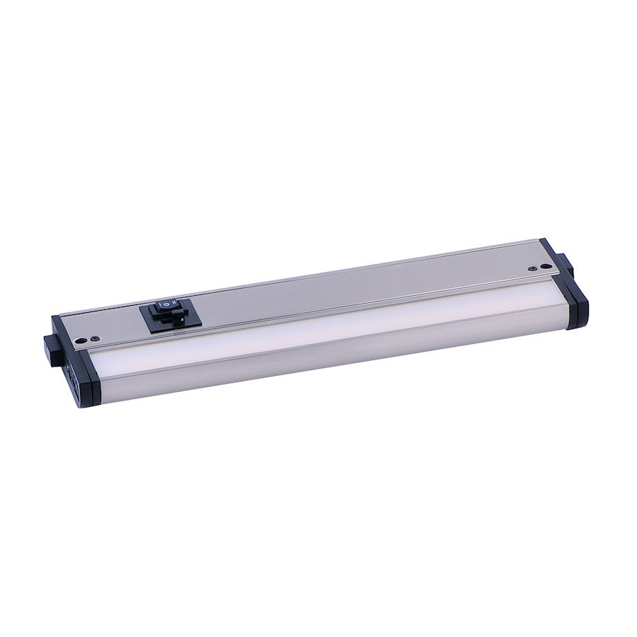 Maxim Lighting CounterMax 5K 12'' LED Under Cabinet, Satin Nickel - 89863SN