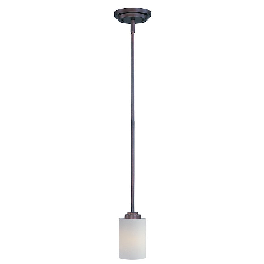 Maxim Lighting Deven 1 Light Pendant, Black/Satin White - 90030SWBK