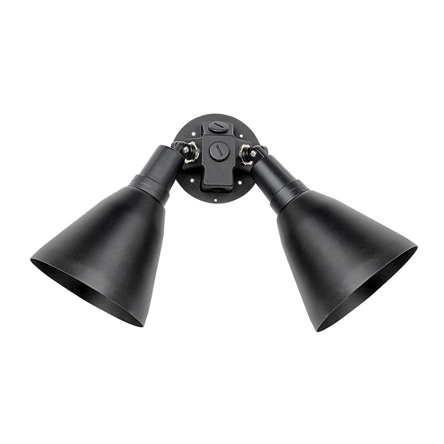 Maxim Lighting Spots 2-Light Outdoor Wall Mount in Black - 92006BK