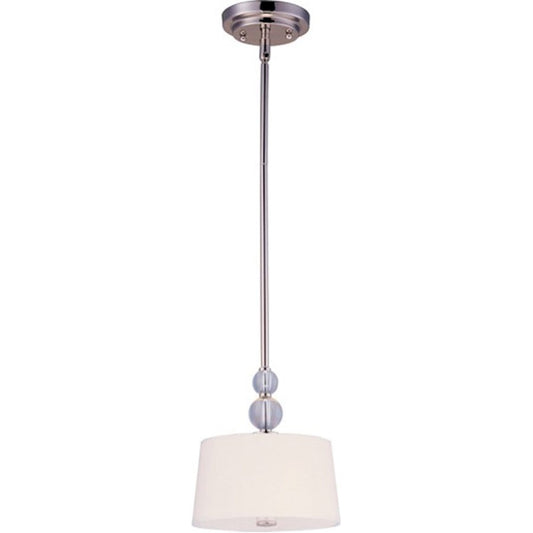 1 Light Mini Pendant, Polished Nickel