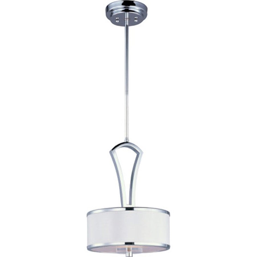 1 Light Mini Pendant, Polished Chrome