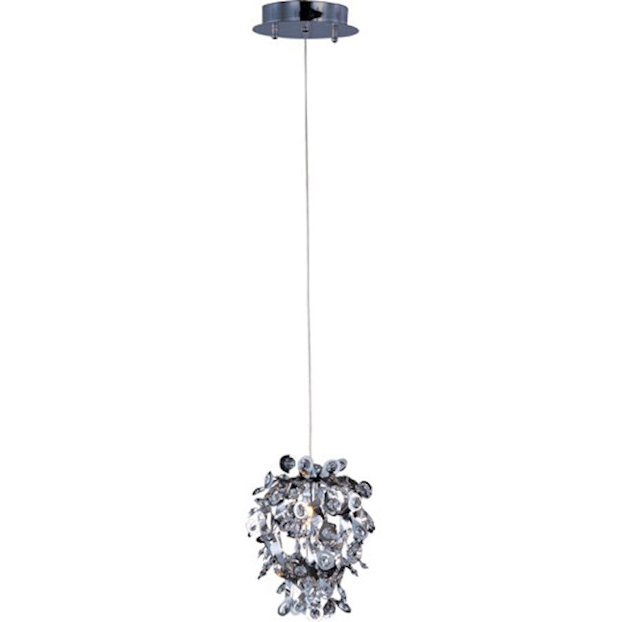 1 Light Mini Pendant, Polished Chrome