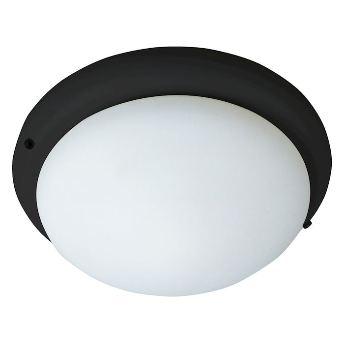 Maxim Lighting 1-Light Ceiling Fan Light Kit, Black/Satin White - FKT206BK