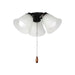 Maxim Lighting Basic-Max 3 Light Ceiling Fan Light Kit, Bronze - FKT208FTOI