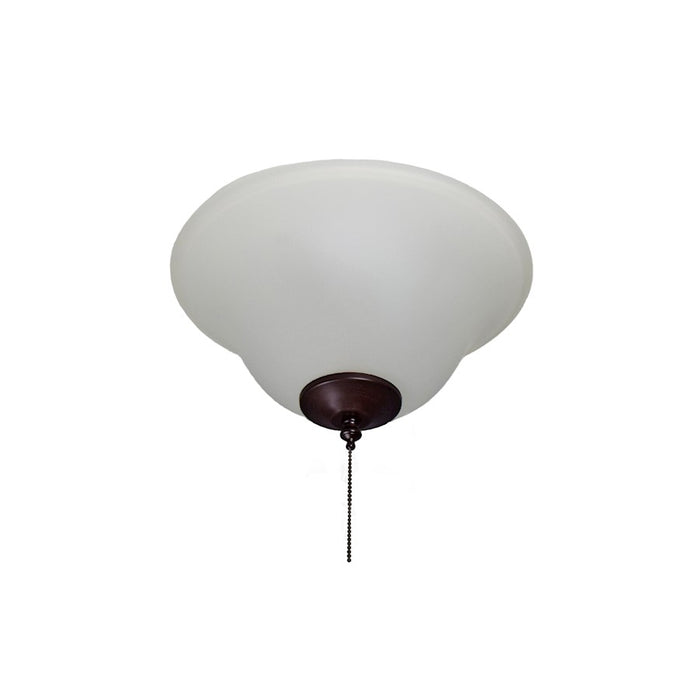 Maxim Lighting 13" 3-Light Ceiling Fan Light Kit, Bronze/Frosted - FKT209FTOI