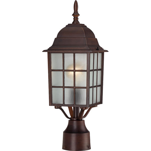 Nuvo Lighting Adams 1 Light 17" Outdoor Post, Frosted Glass - 60-3483