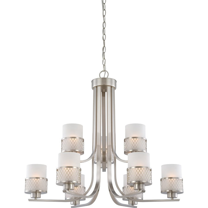 Nuvo Lighting Fusion Chandelier w/ Frosted Glass