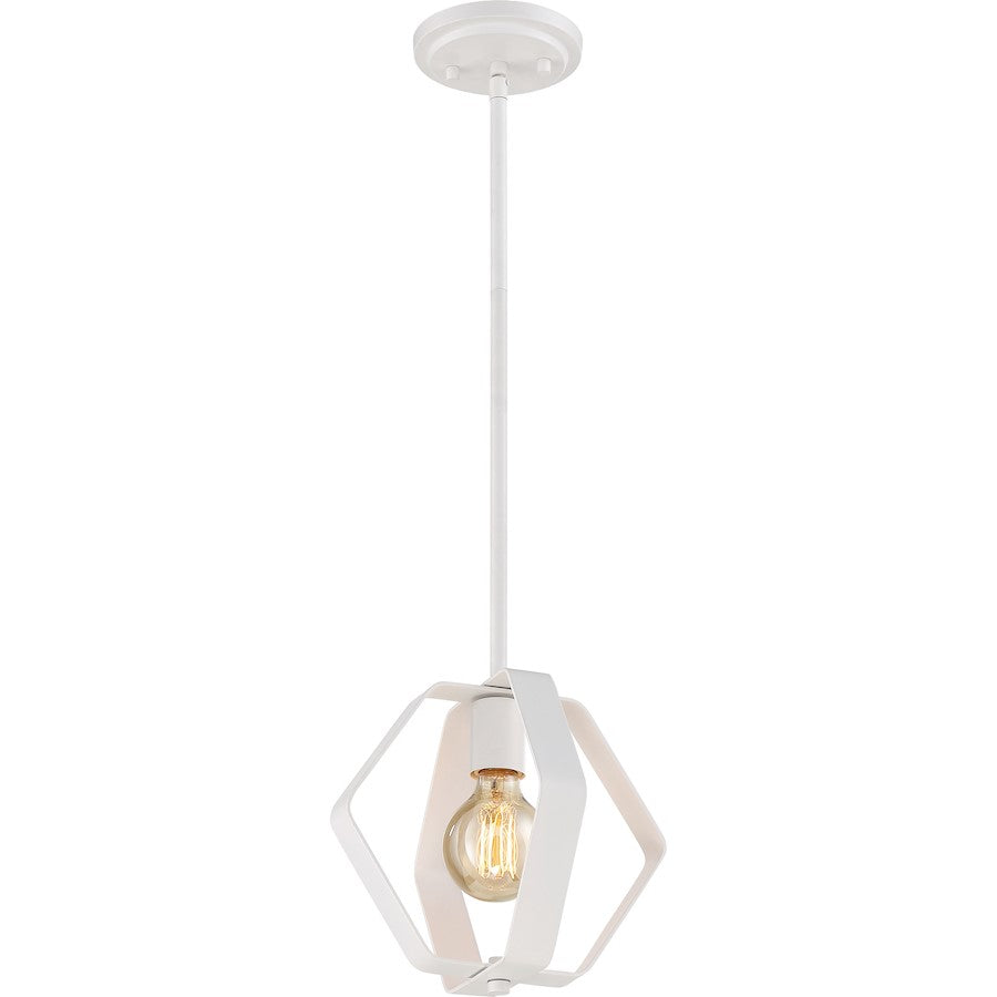 Nuvo Lighting Zen 1 Light 10" Pendant White - 60-6395