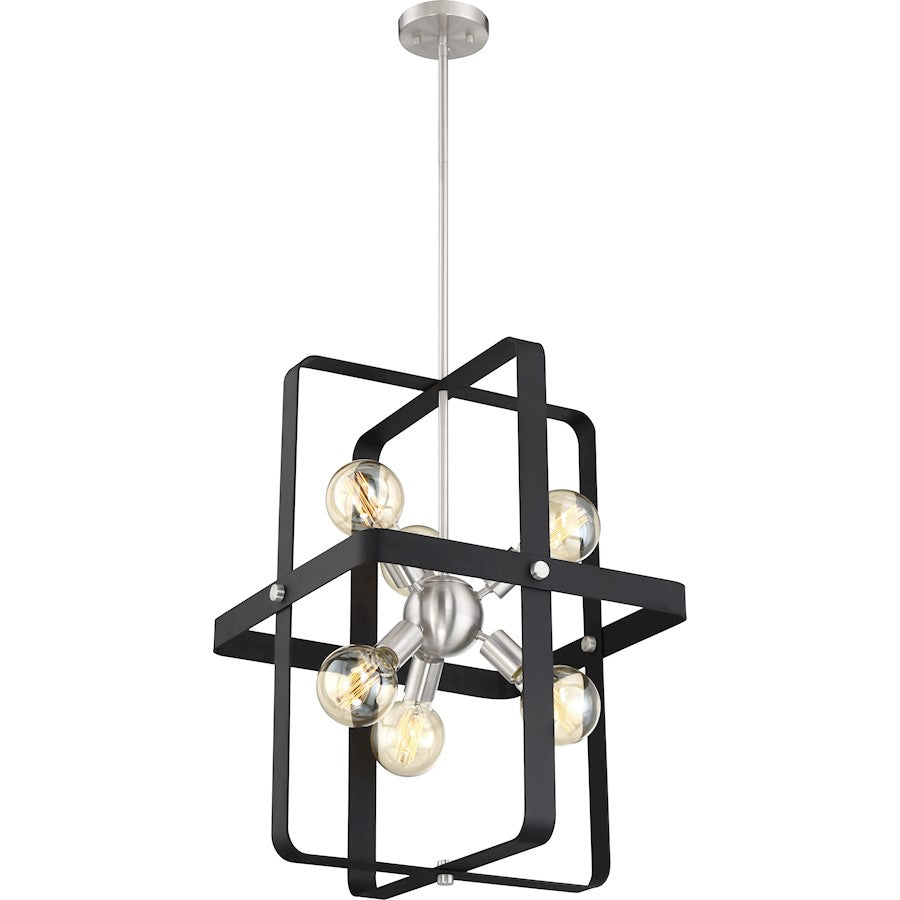 6 Light Foyer Pendant Fixture