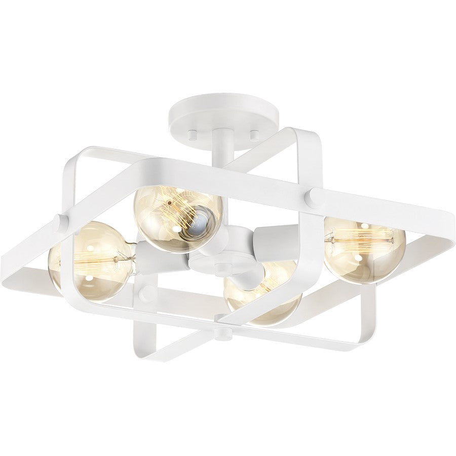 Nuvo Lighting Prana 4 Light Flush Mount Fixture