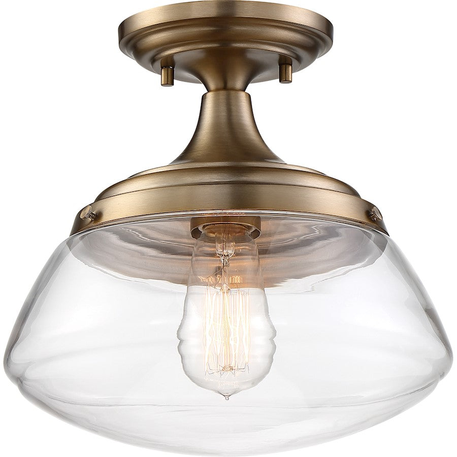 Nuvo Lighting Kew 1 Light Semi Flush Fixture