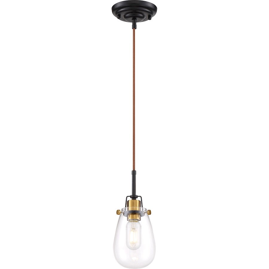 1 Light Mini Pendant, Black