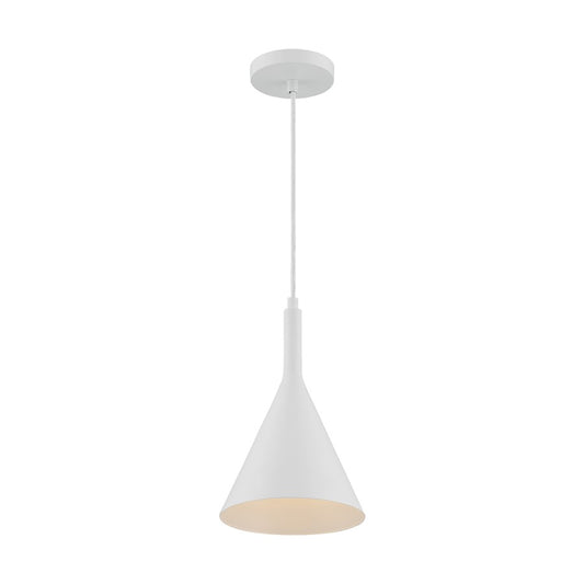 Nuvo Lighting Lightcap 1 Light 7.75" Pendant, Matte White - 60-7137