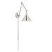 Nuvo Lighting Delancey Swing Arm Lamp, Polished Nickel/Switch - 60-7362
