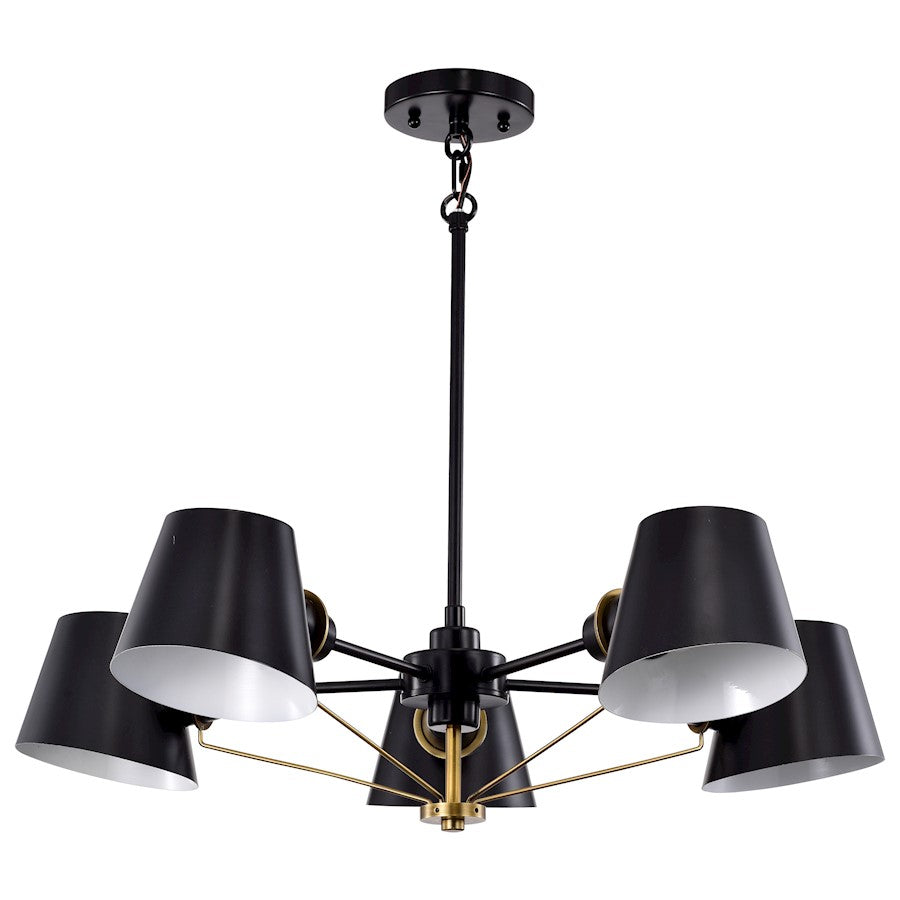 Baxter Chandelier, Black