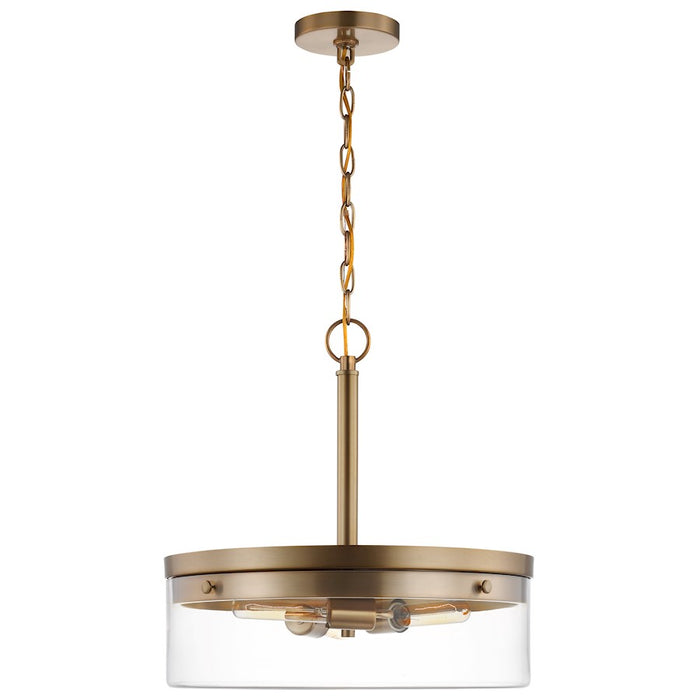 Nuvo Lighting Intersection 3 Light Pendant, Clear