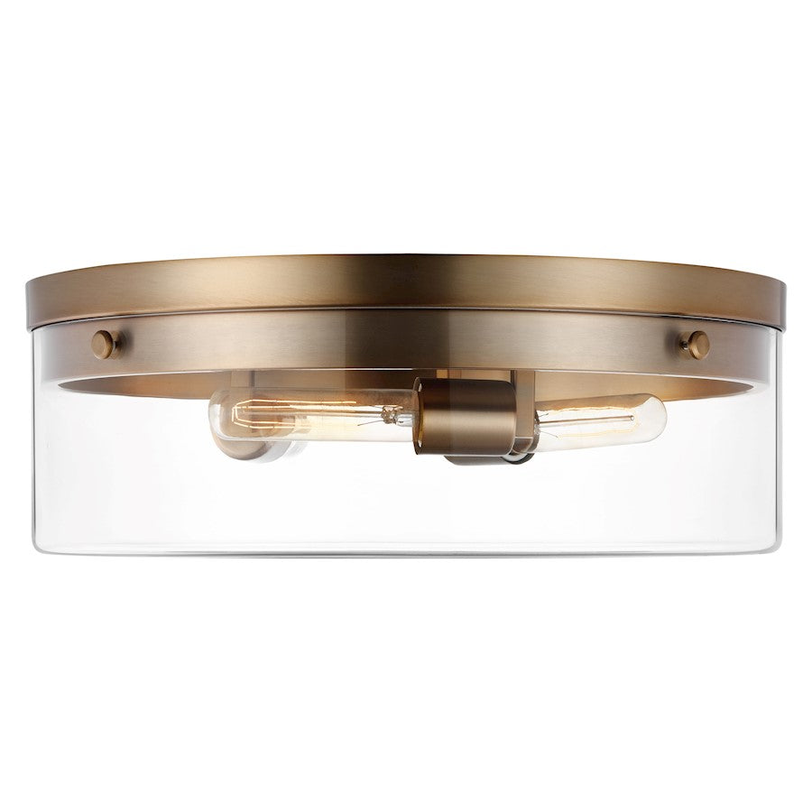 Nuvo Lighting Intersection Small Flush Mount, Clear