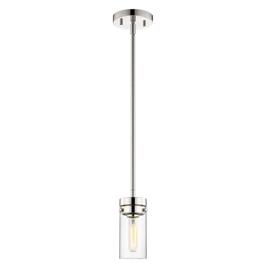 1 Light Mini Pendant, Clear