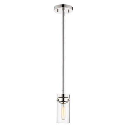 1 Light Mini Pendant, Clear