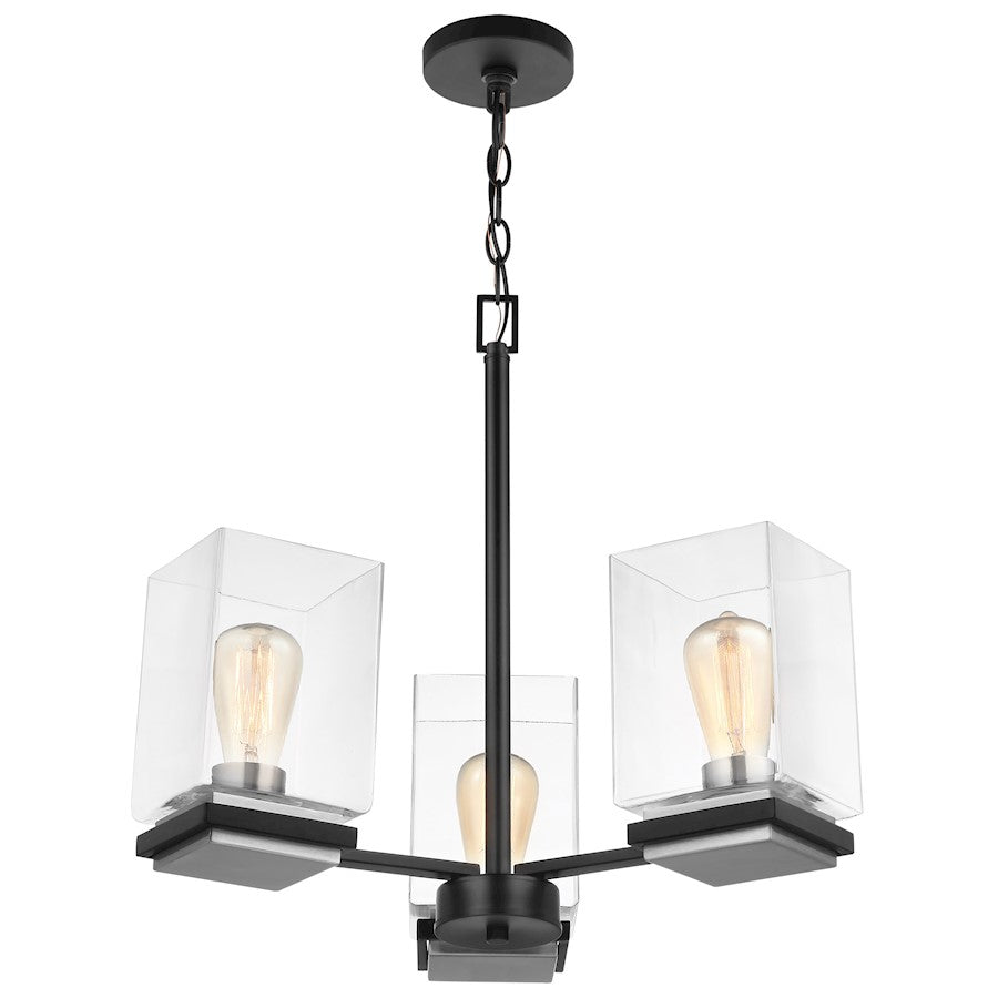 Crossroads Chandelier, Black