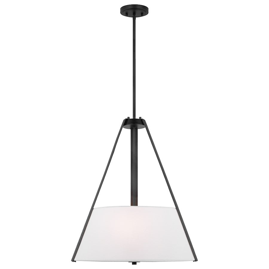 3 Light Pendant, Black