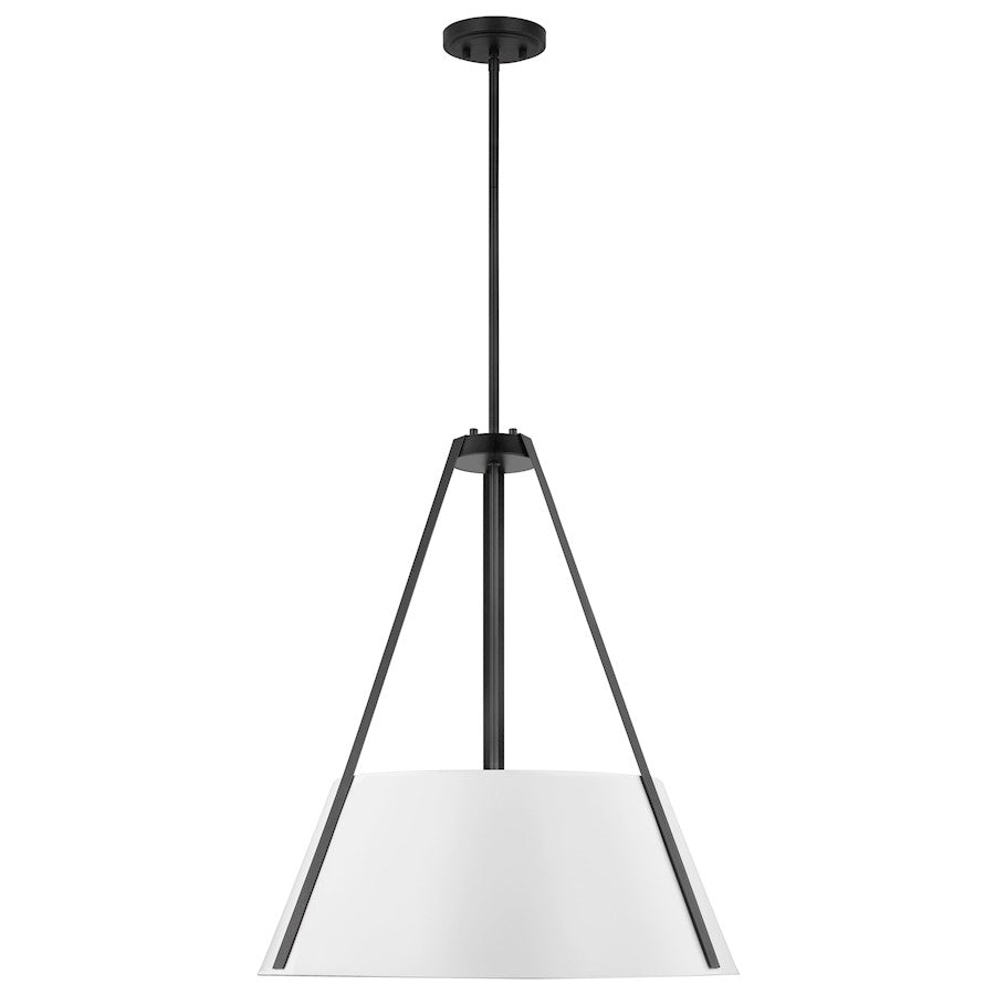 3 Light Pendant, Black