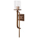 Nuvo Lighting Terrace 1 Light Wall Sconce, Natural Brass/Crackel - 60-7749