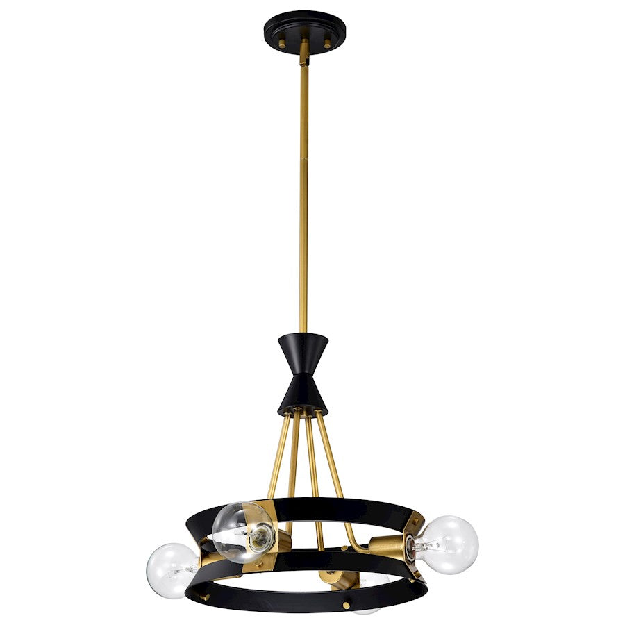 Marsden Chandelier, Matte Black