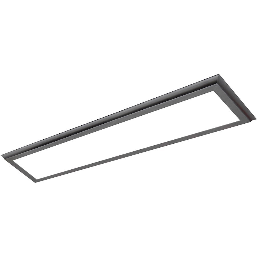 Nuvo Lighting 45W, 12" x 48" Surface LED, 3000K, Gun Metal, 100-277V - 62-1174