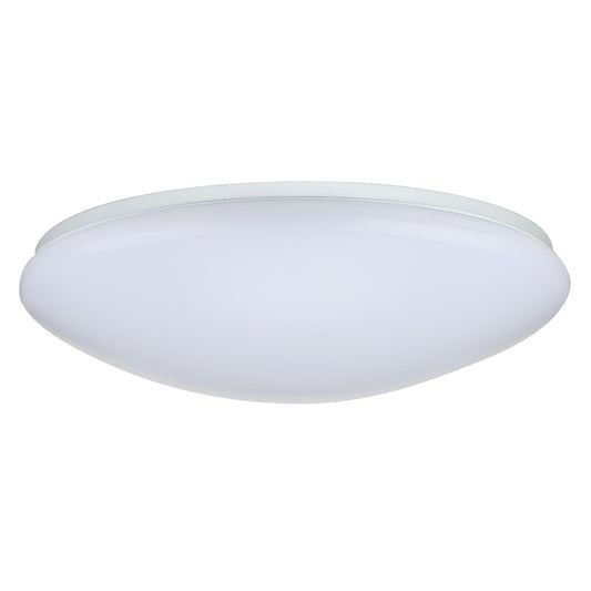 Nuvo Lighting 19" LED Flush Mount, Round White Acrylic - 62-1218