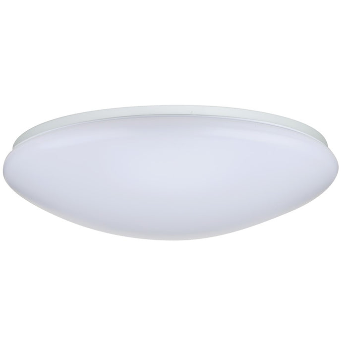 Nuvo Lighting 19" LED Flush Mount, Round White Acrylic/Sensor - 62-1219
