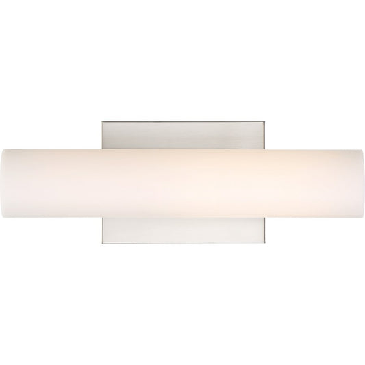 Nuvo Lighting Bend 13" LED Wall Sconce, White Acrylic Brushed Nickel - 62-1321