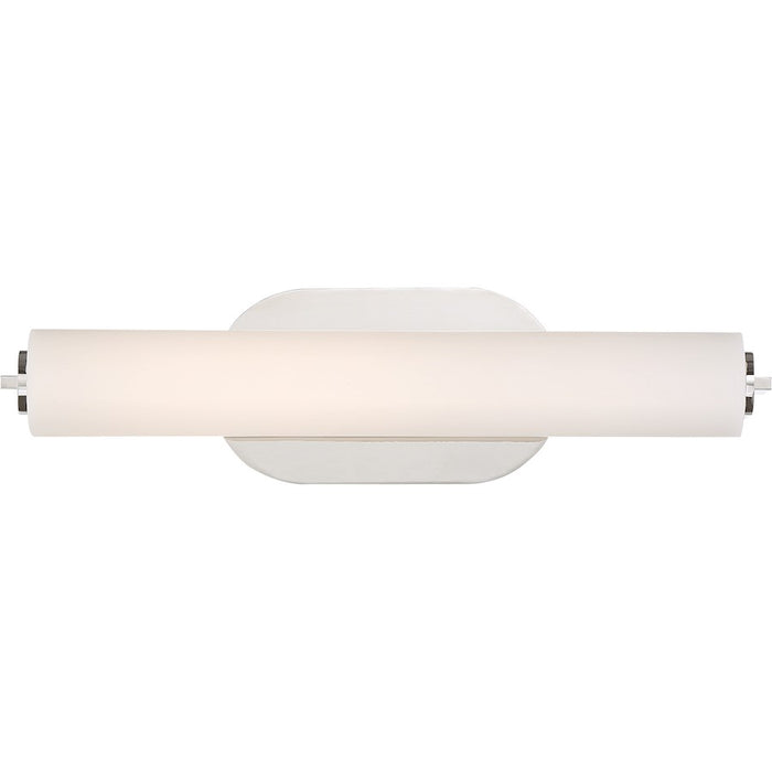 Nuvo Lighting Lana 14" LED Wall Sconce, White Acrylic Polished Nickel - 62-1324