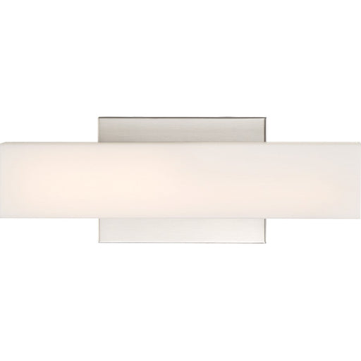 Nuvo Lighting Jess 12" LED Wall Sconce, White Acrylic Brushed Nickel - 62-1330
