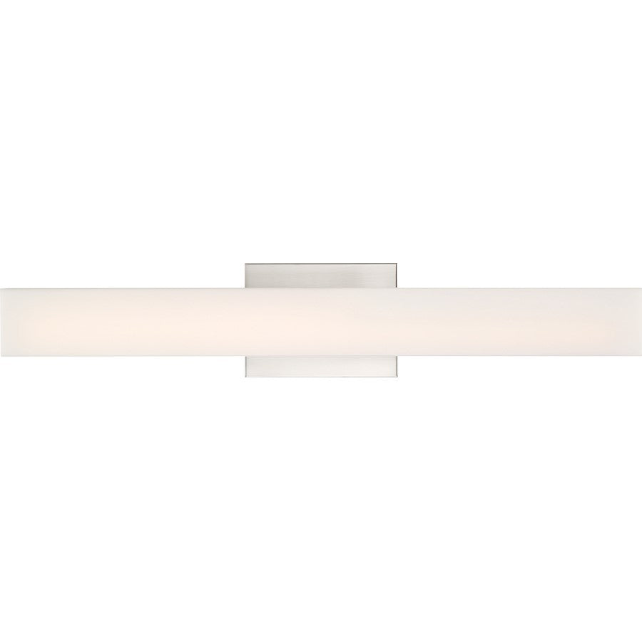 Nuvo Lighting Jess 25" LED Wall Sconce, White Acrylic Brushed Nickel - 62-1331