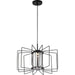 Nuvo Lighting Wired LED Pendant, Mirrored Glass, Aged Bronze - 62-1353